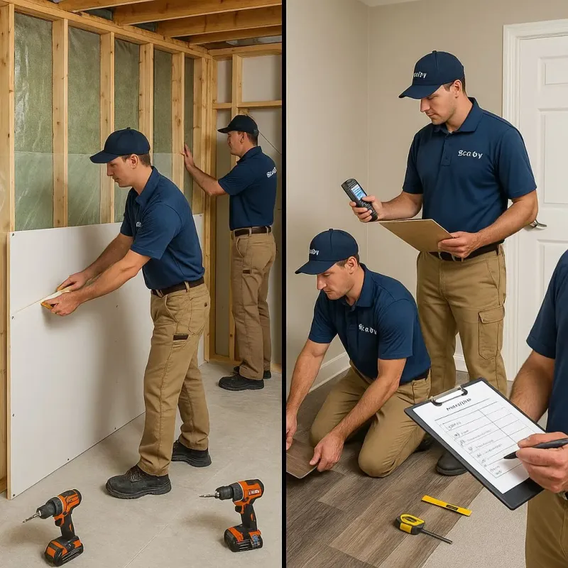 Repairs and Reconstruction process in East Independence, MO